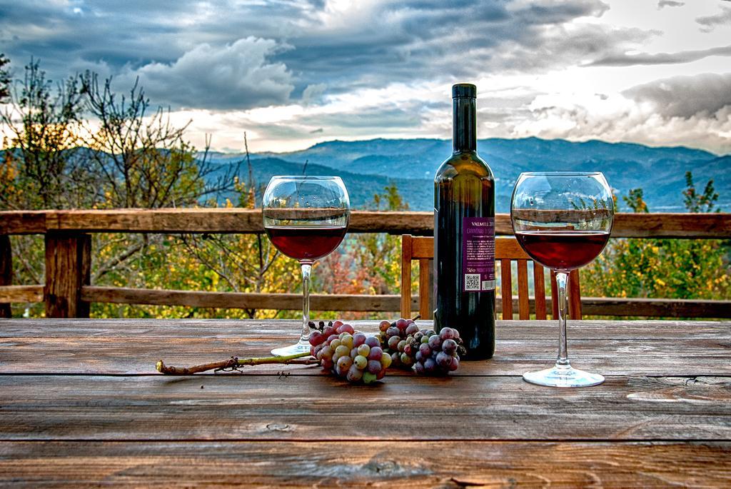 Chalet Dei Parchi Bed and Breakfast Saracinesco Exteriör bild